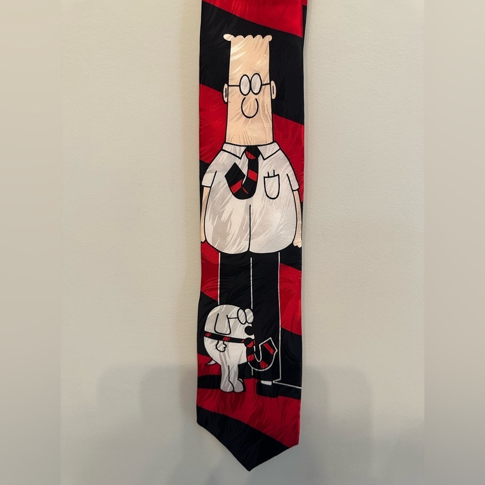 Vintage 90’s/Y2K Dilbert Comic Graphic Tie One Size